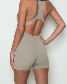  Taupe Seamless Romper Jumpsuit