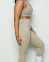 Stone Taupe Seamless Leggings