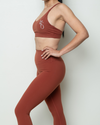 Dusty Rose Seamless Sports Bra